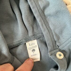 Kate Quinn Slate Blue Baby Hoodie